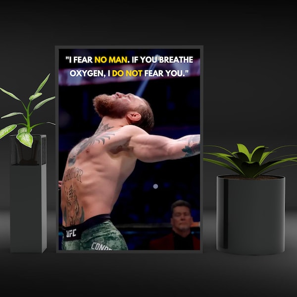 Conor Mcgregor, UFC, Mcgregor, MMA, Wall Art, Poster, Irish, Fighting, Boxing, Conor Mcgregor Art, The Notorious, Ireland, Connor Mcgregor