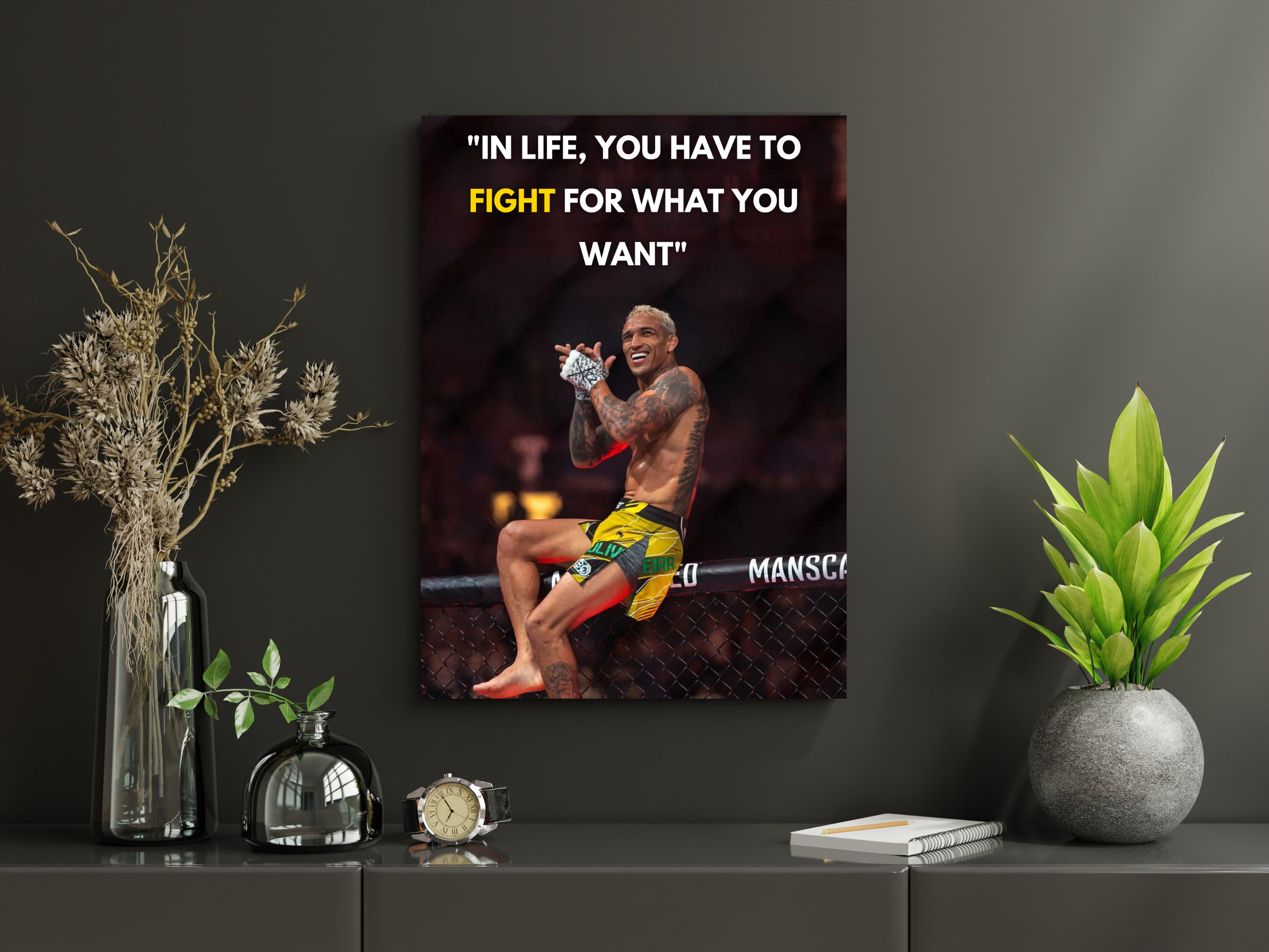 Charles Oliveira, Do Bronx, MMA, UFC, Gift, Fighter, Jiujitsu, Brazilian, MMA Poster, Poster, Mixed Martial Arts, Bjj, Bjj Poster