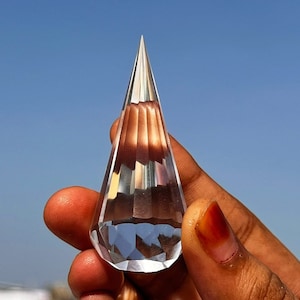 Facettierter Bergkristall: Metaphysical Healing Diamant Antenne