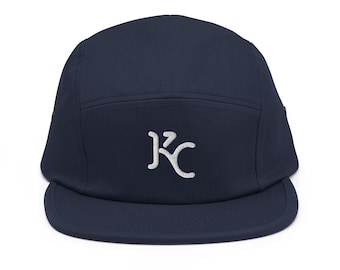 Kansas City Minimalist Design Embroidered Five Panel Cap Baseball Hat
