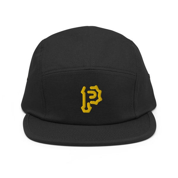 Pittsburgh Minimalist Design Embroidered Five Panel Cap Baseball Hat