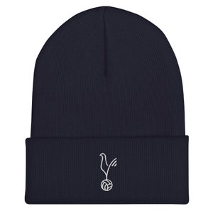 North London Minimalist Design Embroidered Cuffed Beanie Soccer Football Hat