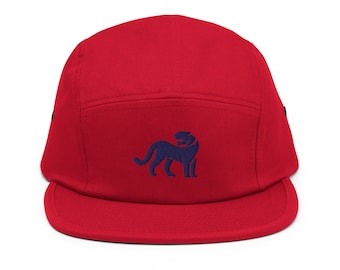Florida Minimalist Design Embroidered Five Panel Cap Hockey Hat
