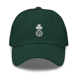 Hoops Minimalist Design Embroidered Dad Hat Soccer Football Cap