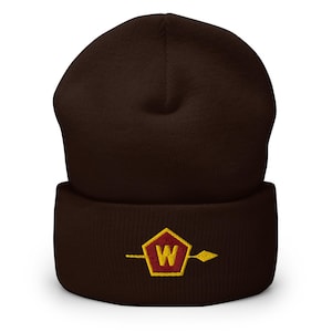 Washington Minimalist Design Embroidered Cuffed Beanie American Football Hat
