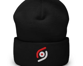 Gorro de hockey con puños bordados y diseño minimalista de Carolina