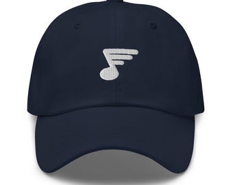 St. Louis Minimalist Design gestickte Dad Hat Hockeymütze