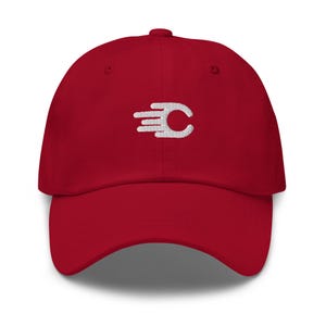 Calgary Minimalist Design Embroidered Dad Hat Hockey Cap