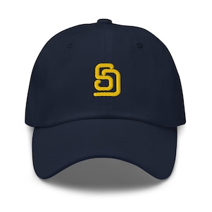 San Diego Minimalist Design gestickte Dad Hut Baseballkappe