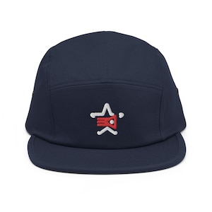 Columbus Minimalist Design Embroidered Five Panel Cap Hockey Hat