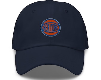 New York Minimalist Design Embroidered Dad Cap Basketball Hat