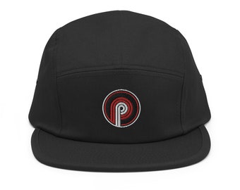 Portland Minimalist Design Embroidered Five Panel Cap Basketball Hat