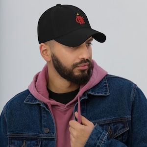 Flamengo Minimalist Design Emnroidered Dad Hat Soccer Football Cap