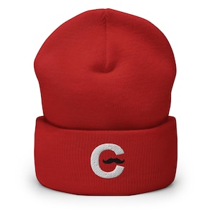 Cincinnati Minimalist Design Embroidered Cuffed Beanie Baseball Hat
