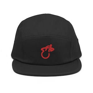 Miami Minimalist Design Embroidered Five Panel Cap Basketball Hat