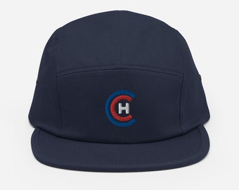 Montreal Minimalist Design Embroidered Five Panel Cap Hockey Hat