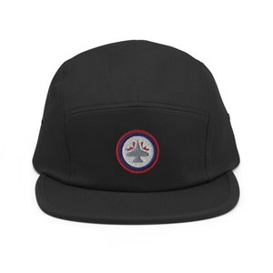 Winnipeg Minimalist Design Embroidered Five Panel Cap Hockey Hat