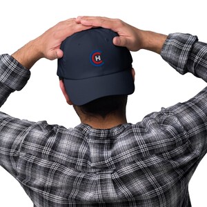 Montreal Minimalist Design Embroidered Dad Hat Hockey Cap