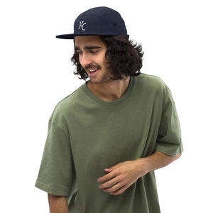 Kansas City Minimalist Design Embroidered Five Panel Cap Baseball Hat
