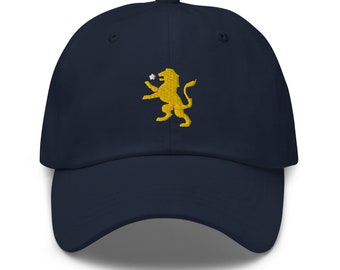 Villans Minimalist Design Embroidered Dad Hat Soccer Football Cap