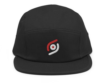 Carolina Minimalist Design Embroidered Five Panel Cap Hockey Hat