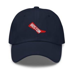 Boston Minimalist Design Embroidered Dad Hat Baseball Cap