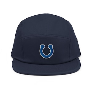 Indianapolis Minimalist Design Embroidered Five Panel Cap Football Hat
