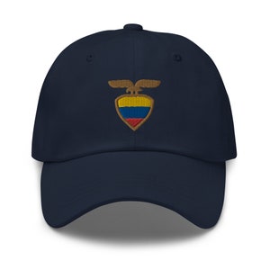 Ecuador COPA AMERICA Minimalist Design Embroidered Dad Hat Soccer Football Cap