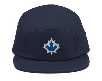 Toronto Minimalist Design Embroidered Five Panel Cap Hockey Hat