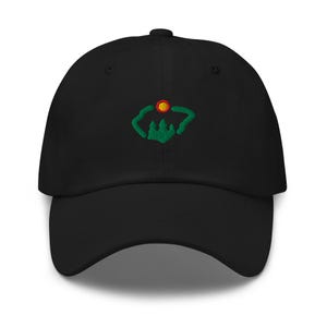 Minnesota Minimalist Design Embroidered Dad Hat Hockey Cap