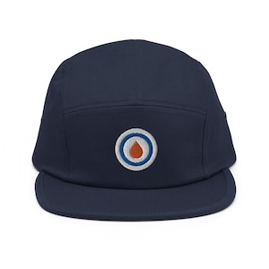 Edmonton Minimalist Design Embroidered Five Panel Cap Hockey Hat