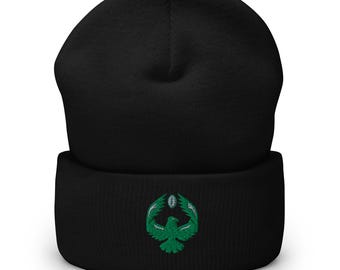 Cappello da football americano con risvolto ricamato dal design minimalista di Philadelphia