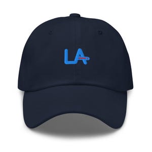 Los Angeles I Minimalist Design Embroidered Dad Hat Baseball Cap