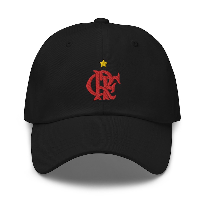 Flamengo Minimalist Design Emnroidered Dad Hat Soccer Football Cap