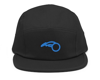 Orlando Minimalist Design Embroidered Five Panel Cap Basketball Hat