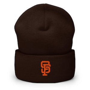 Czapka bejsbolowa San Francisco o minimalistycznym wzornictwie z haftem i mankietami