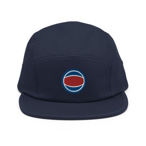 Detroit Minimalist Design Embroidered Five Panel Cap Basketball Hat