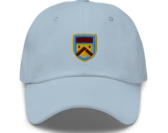 Clarets Minimalist Design Embroidered Dad Hat Soccer Football Cap