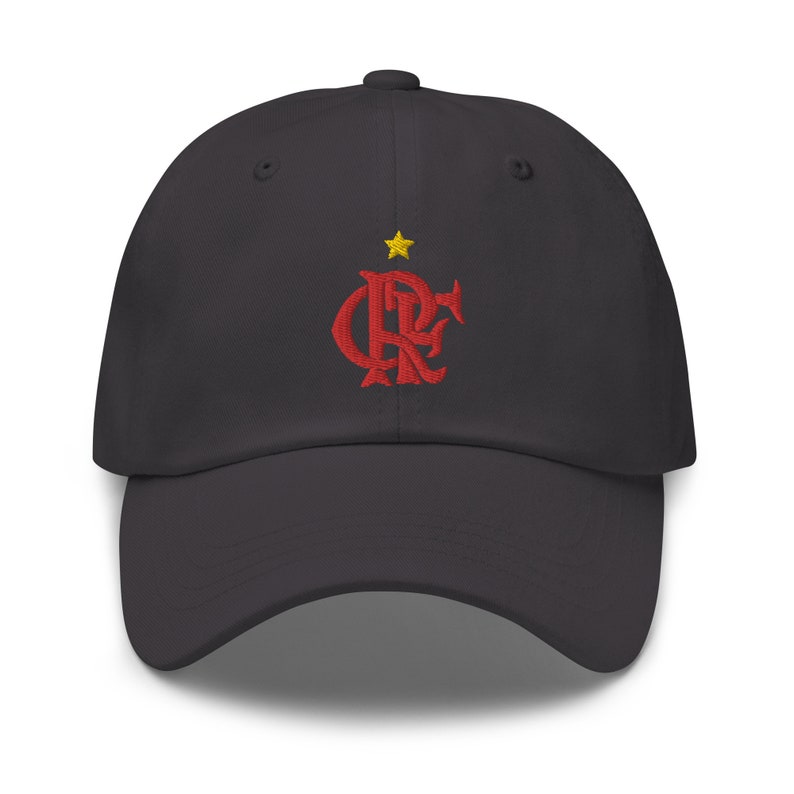 Flamengo Minimalist Design Emnroidered Dad Hat Soccer Football Cap