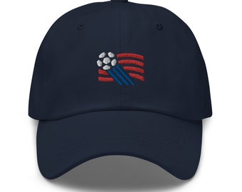 USA Retro 94 'World Cup Minimalistisches Design Bestickte Dad Hat Fußball Fußballmütze