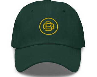 Green Bay Minimalist Design Embroidered Dad Hat Football Cap