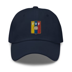 Venezuela COPA AMERICA Minimalist Design Embroidered Dad Hat Soccer Football Cap