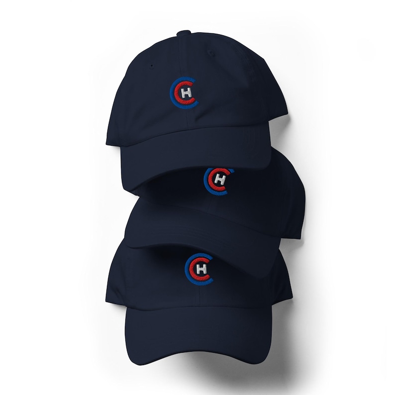Montreal Minimalist Design Embroidered Dad Hat Hockey Cap