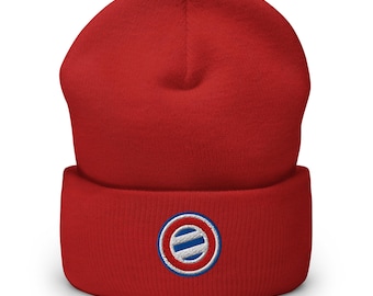 Bavarians Minimalist Design Embroidered Cuffed Beanie Soccer Football Hat