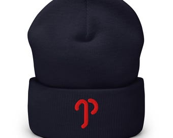 Philadelphia Minimalist Design Embroidered Cuffed Beanie Baseball Hat