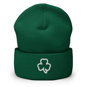Boston Minimalist Design Embroidered Cuffed Beanie Basketball Hat