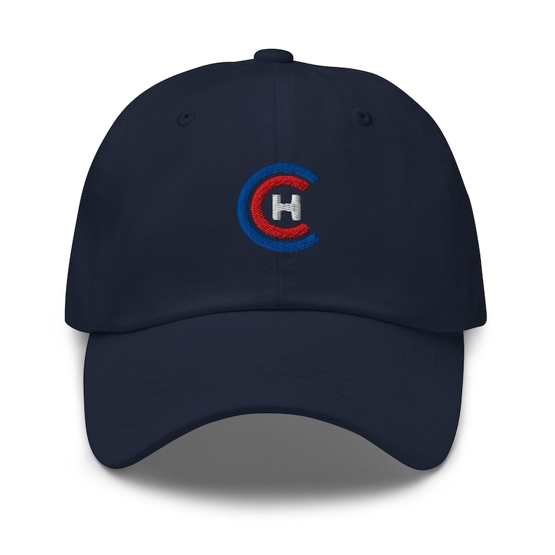 Montreal Minimalist Design Embroidered Dad Hat Hockey Cap