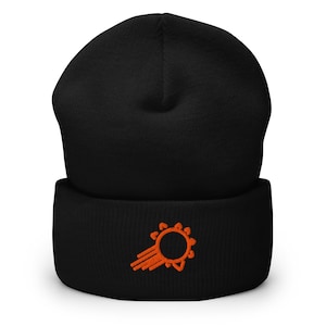 Phoenix Minimalist Design Embroidered Cuffed Beanie Basketball Hat