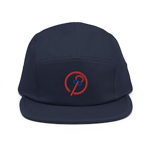 New York Retro Minimalist Design Embroidered Five Panel Cap Baseball Hat