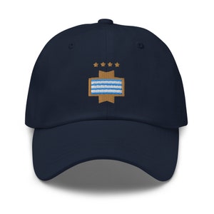 Uruguay COPA AMERICA minimalistisches Design bestickt Papa Hut Fußball Fußball Cap